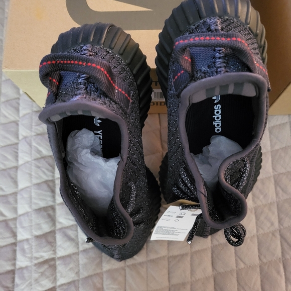 100%authentic YEEZY BOOST 350 7 Black( Reflective ) Brand New - Picture 6 of 14
